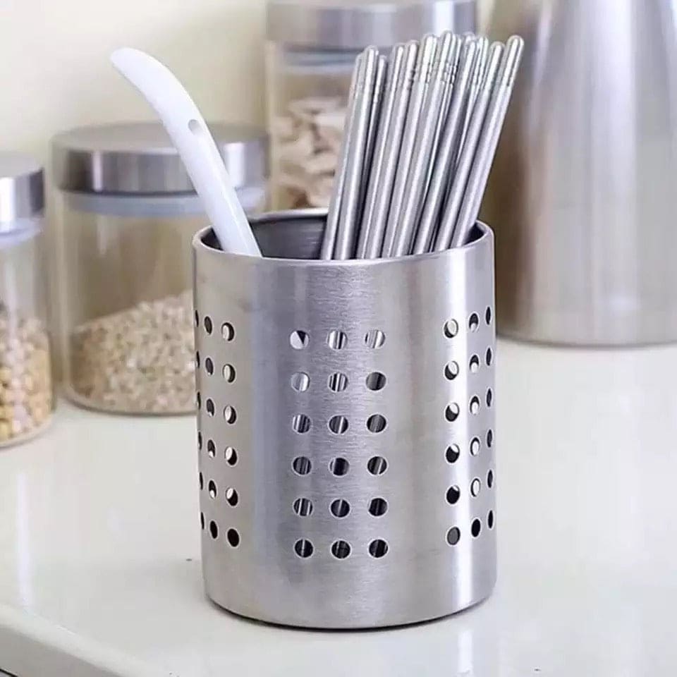 Set Of 2 Stainless Steel Chopsticks Holder Cage, Steadily Cutlery Kitchen Utensil Container, Multifunction Fork Spoon Cutlery Drain Holder Organizer, Chopsticks Storage Rack, Spoon Knife Fork Rack Kitchen Accessories, Caddy Cutlery Utensil Holder Set Of 2 Stainless Steel Chopsticks Holder Cage, Steadily Cutlery Kitchen Utensil Container, Multifunction Fork Spoon Cutlery Drain Holder Organizer, Chopsticks Storage Rack, Spoon Knife Fork Rack Kitchen Accessories, Caddy Cutlery Utensil Holder